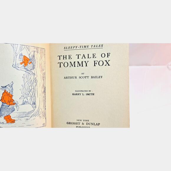 The Tale of Tommy Fox by Arthur Scott Bailey (1915) 1st Edition - Picture 3 of 8